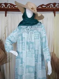 Gamis Collar Moon Wolfis Dress Tosca 2 4