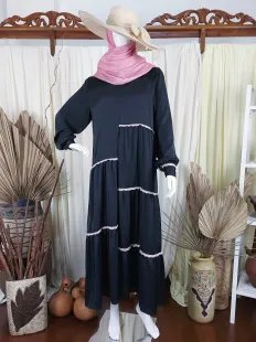 Gamis Mini Lace Dress Black 2 black_1