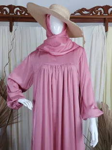 Gamis Gamis Baby Doll Kerut Dusty Pink 2 dusty_pink_2