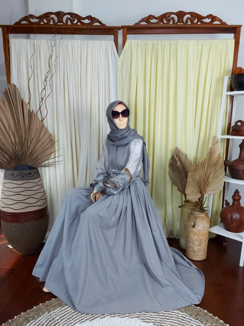 Gamis Bia Linen Combi Grey 2 grey_2