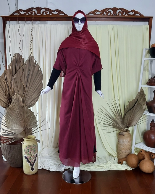 Gamis Kaftan Ikat Set Maroon 1 kaftan_web_2