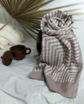 SCARF SQUARE CREAMABKR01KRAA