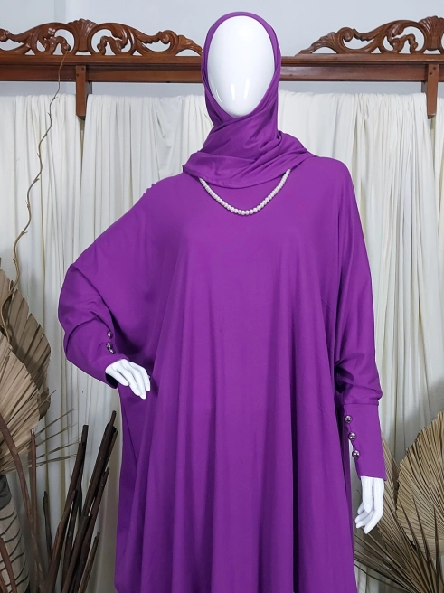 Gamis Kaftan Set Atom Jersey Magenta 2 magenta_2