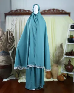 Mukena MUKENA LACE TOSCA<br>(AB-MK01-MKLA) 2 mk_tosca_1a